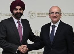 Uzun süre sonra ilk! Dünya Bankası Grubu Başkanı'ndan Ankara ziyareti: Bakan Şimşek'le görüştü