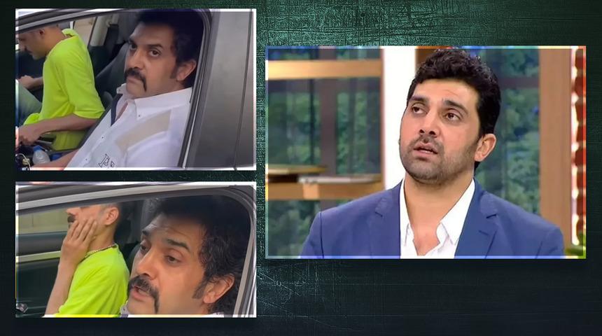 Bayhan kameraları görünce çok gerildi! Görüntü vermek istemedi... Önce üzerlerine yürüdü sonra tehditler savurdu