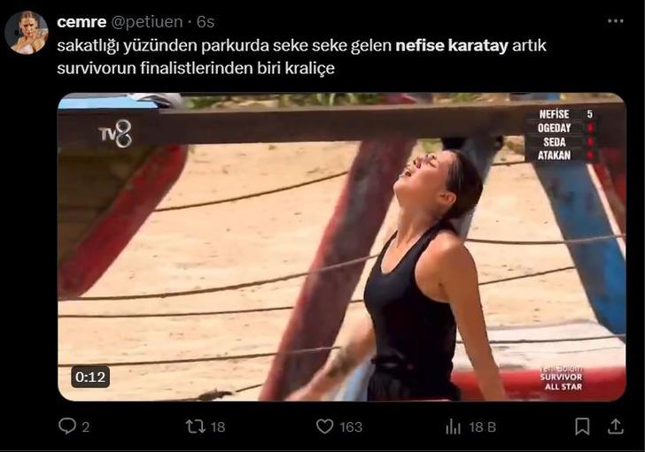 Survivor All Star'da ikinci finalist Nefise! Sosyal medya yıkıldı: Kraliçe geliyor... G1