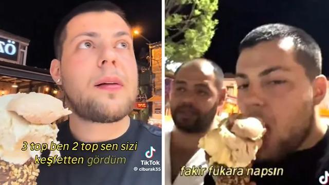 Alaçatı'da iki külah dondurmaya ödediği fiyat dudak uçuklattı! Fakir fukara ne yapsın?