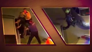 Polis memurundan sokak ortasında coplu darp! O anlar kameraya yansıdı... Açığa alınıp, tutuklandı