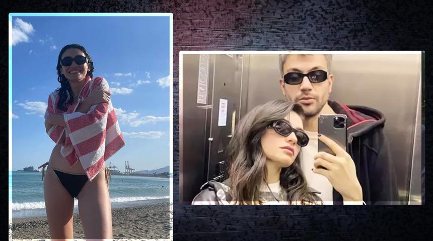 Hazar Ergüçlü sevgilisi DJ Artz ile halk plajına gitti! Sevgilisine verdiği pozları paylaştı