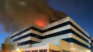 5 yıldızlı termal otelde korkutan yangın! 4 saatte söndürüldü