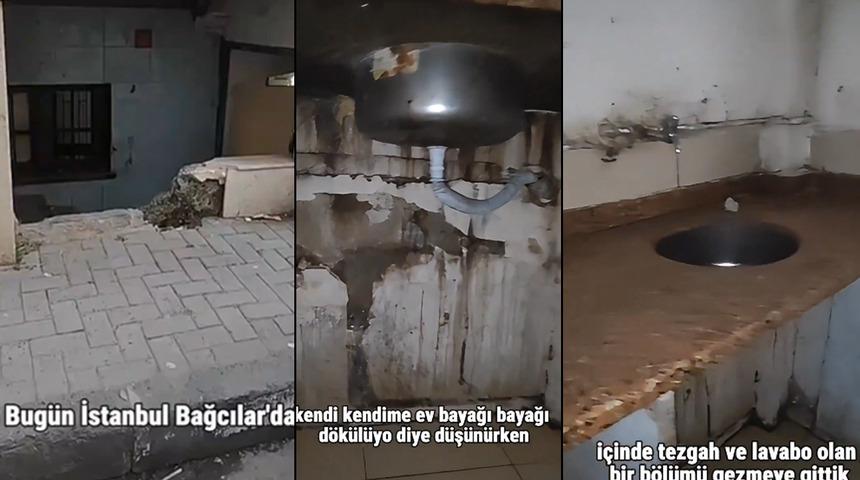 Yine Bağcılar yine 'yok artık' dedirten kiralık 'ev': Harabeye 8 bin lira kira istediler!