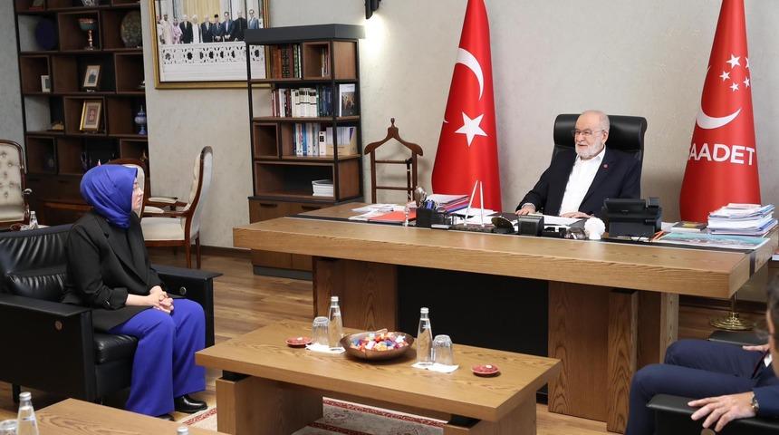 Temel Karamollaoğlu ile Ayşe Ateş görüştü! Dikkat çeken mesajlar