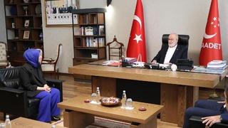 Temel Karamollaoğlu ile Ayşe Ateş görüştü! Dikkat çeken mesajlar