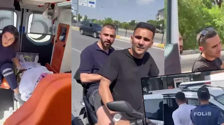 Hasta taşıyan ambulansın önünü kesen şahıslar tutuklandı! İfadeleri ortaya çıktı