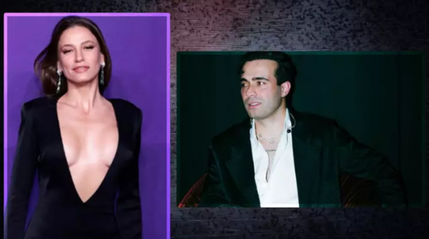 Serenay Sarıkaya sorulduğunda 'birazdan gelecek' demişti! Mert Demir yalnız kaldı! Biri locada biri sahne önünde 