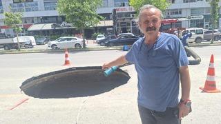 Melih Gökçek ismi verilmişti! Şaşkına çeviren görüntü: Çapı 5 metre, derinliği 10 metre