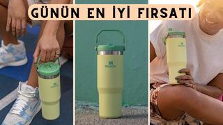 Sosyal medyanın en viral ürünü! Stanley Ice Flow termos indirime girdi
