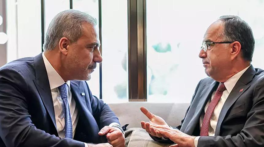 Bakan Fidan, Arnavutluk Cumhurbaşkanı Begay ile bir araya geldi!