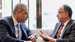 Bakan Fidan, Arnavutluk Cumhurbaşkanı Begay ile bir araya geldi!