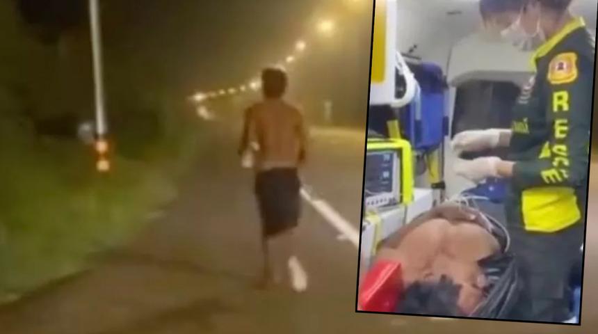 Öldüğü zannedilen adam bir anda dirildi! Hayata dönen adam ambulanstan kaçıp koşarak uzaklaştı