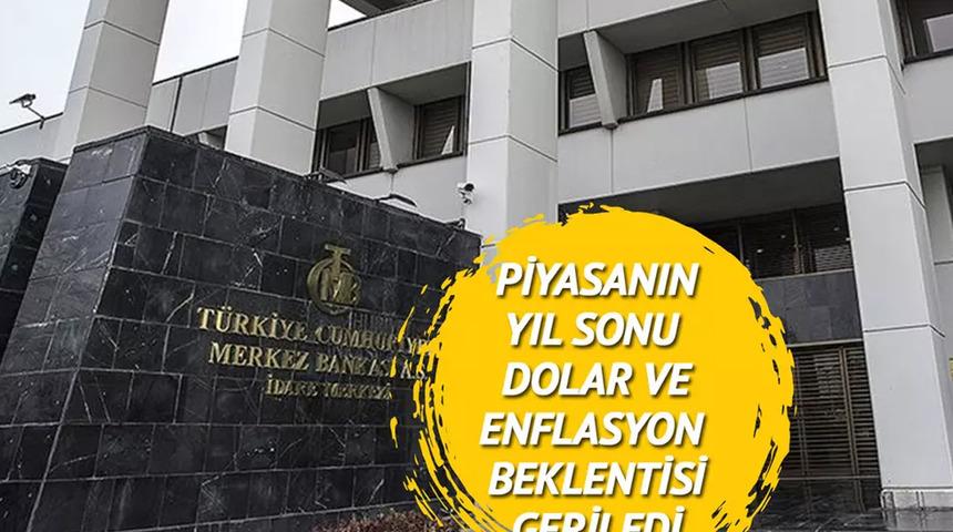SON DAKİKA | Merkez Bankası yayımladı! İşte yıl sonu enflasyon ve dolar tahmini! Beklentiler bu ay da geriledi