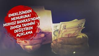 SON DAKİKA: Emekli zammı ve memur zammı için son ipucu! 6 aylık enflasyon farkı ne olacak? Merkez Bankası günler kala duyurdu