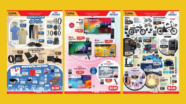 BİM'e Babalar Günü hediye setleri geliyor! 14 Haziran 2024 BİM Aktüel Kataloğu burada