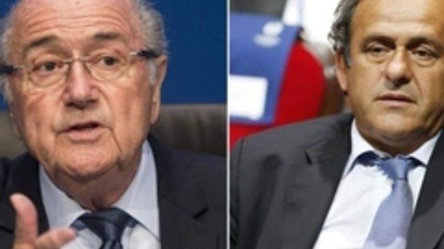 FIFA'dan Blatter ve Platini'ye 8 yıl men cezası