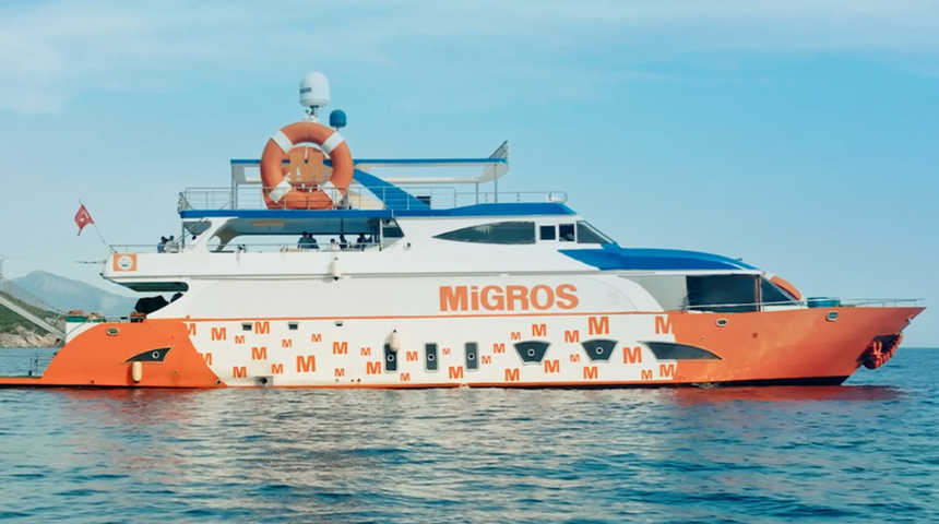 Migros, Fedon'dan önce denizde!