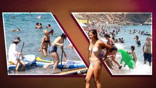 Sahillerde bayram yoğunluğu! Akın akın gelmeye devam ediyorlar, oteller tam kapasiteye ulaştı