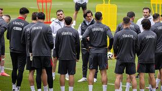 A Milli Futbol Takımı, Gürcistan maçı hazırlıklarına devam etti