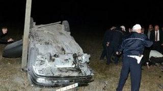 Bakan Bayraktar'ın konvoyunda kaza