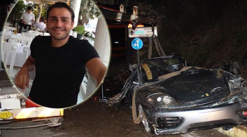 Ferrarisiyle ölüme uçtu