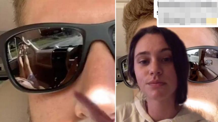 Sosyal medyadan yaptığı selfie paylaşımı ihaneti adeta ortaya çıkarttı! Erkek arkadaşının güneş gözlüğündeki detay herkesi şaşkına çevirdi