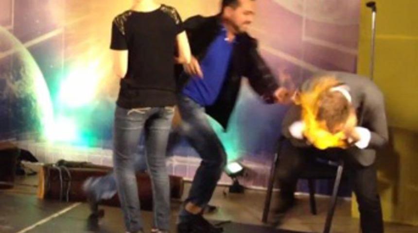 Sunucu sihirbazı yaktı