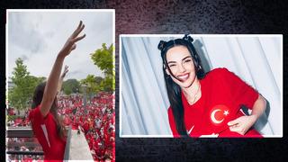 Mili Takım'ın marka elçisi Yağmur Tanrısevsin üçlü çektirdi! O anlar olay oldu