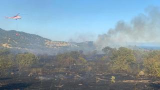 Çanakkale'de korkutan yangın! Valilik duyurdu: 'Girişler ikinci bir duyuruya kadar durduruldu'