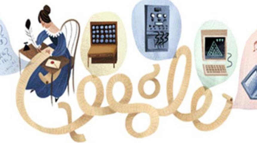 Google'da Ada Lovelace'a  özel doodle