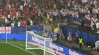 Türkiye - Gürcistan maçı öncesi taraftarlar kavga!