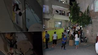 Başakşehir'de polis alarma geçti! Yürekleri ağza getiren olay: Çocuklarını camdan böyle sarkıttı
