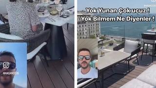 Yine Yunanistan yine hesap kıyaslaması! Bu kez Selanik'te şehrin en iyi otelindeyim diyerek fiyatları gösterdi... Türkiye'de biz bayağı soyguna maruz kalıyoruz