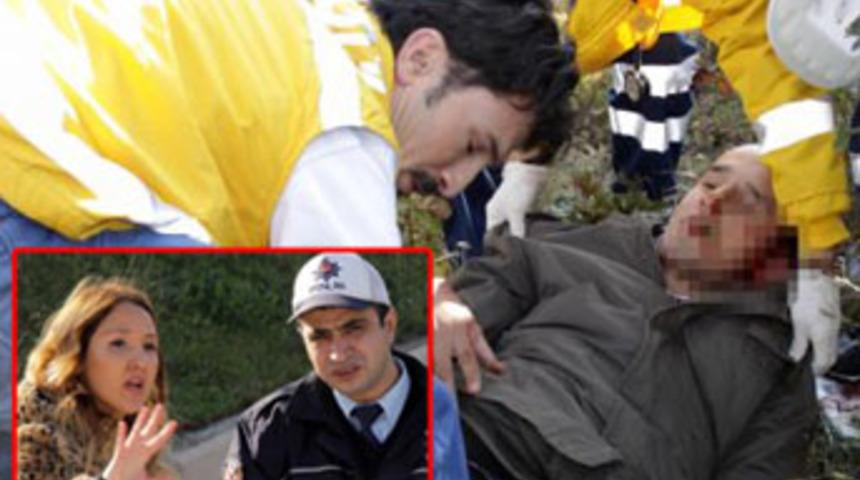 Yayaların arasına daldı