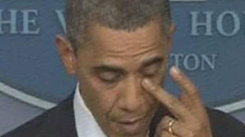Okul katliamı Obama'yı ağlattı
