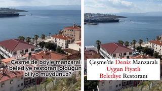 Çeşme'deki belediye restoranının fiyatları şaşkına çevirdi! Sosyal medyada gündem yarattı... Böyle fiyatlar kaldı mı?