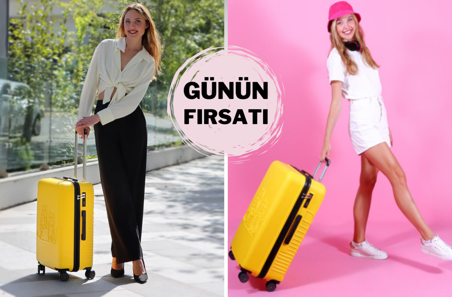 Fiyatı 1154 TL'ye düştü! Seyahatlerinizi güzelleştirecek BiggDesign valiz indirimde