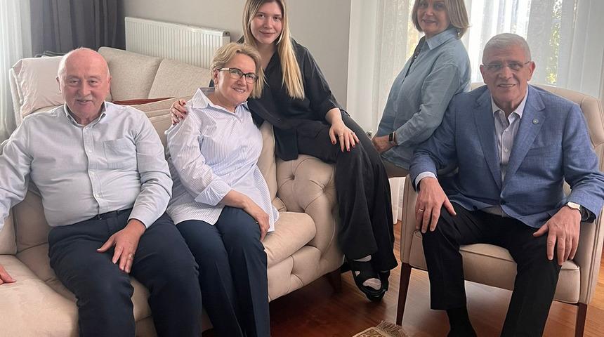 İYİ Parti Genel Başkanı Dervişoğlu'ndan Meral Akşener'e bayram ziyareti