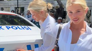 Sosyal medyada bir akım başlatmıştı! Alla Bruletova bu kez Türk polis aracını paylaştı