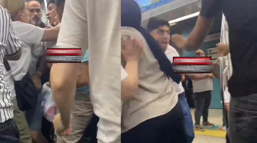 Ortalık bir anda karıştı: Marmaray'da kavgaya tutuştular! Nedeni ise...