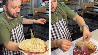 Kapalıçarşı'daki 500 TL'lik tost sosyal medyada gündem yarattı! Tırnak pide arasında kaşar, dil... Bu tostu yiyeceğime 500 TL'yi yerim