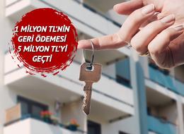 Ev almak başka bahara kaldı: Krediyi beşe katladı! 1 milyon TL'nin geri ödemesi dudak uçuklattı