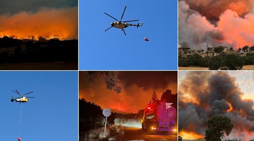 Uşak'taki orman yangını 40 saat sonra kontrol altına alındı