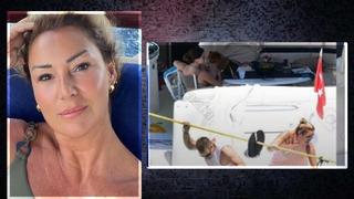 Pınar Altuğ eşi Yağmur Atacan ve kızları Su ile lüks teknelerinde tatilde! Fit hali dikkat çekti  