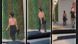 Görüntüler Mardin'den! Üstsüz şekilde bağıra bağıra yürüdü