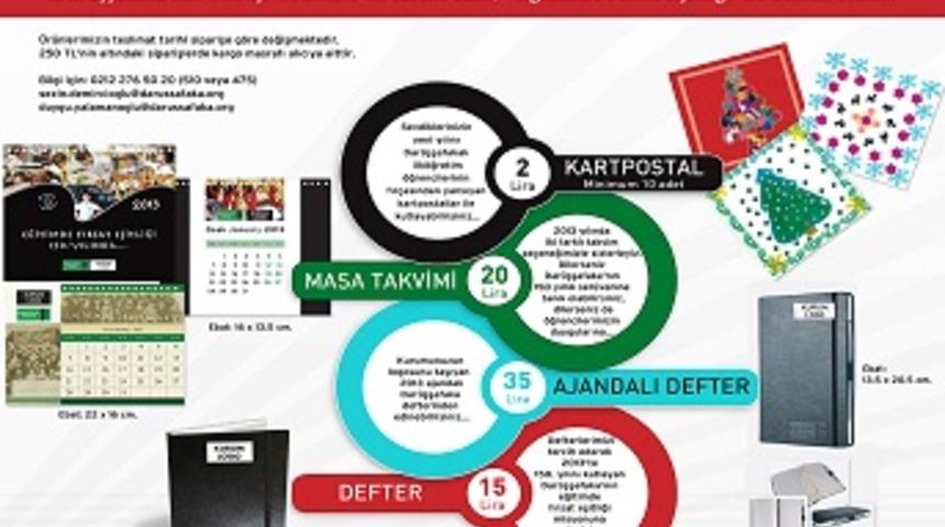 Yılbaşında Dar&uuml;şşafaka &Uuml;r&uuml;nleri armağan edin