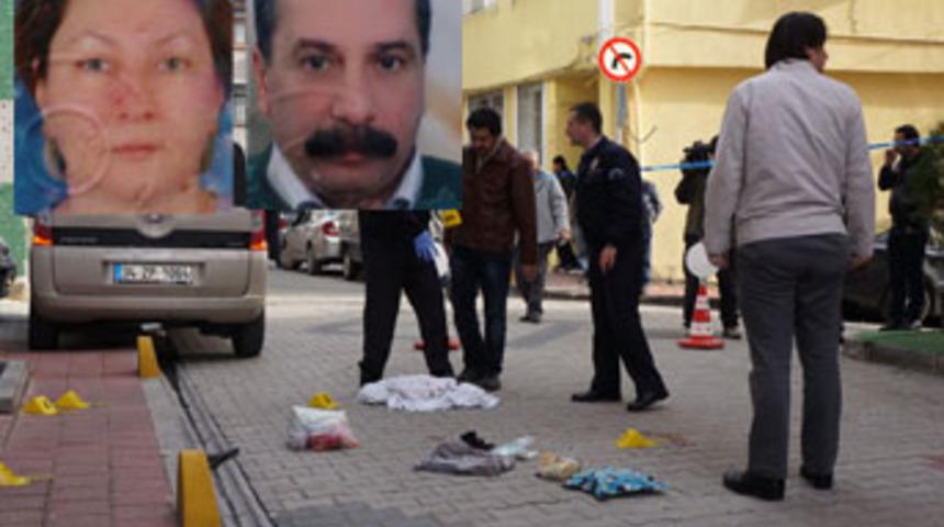 Cadde ortasında karısını &ouml;ld&uuml;rd&uuml;