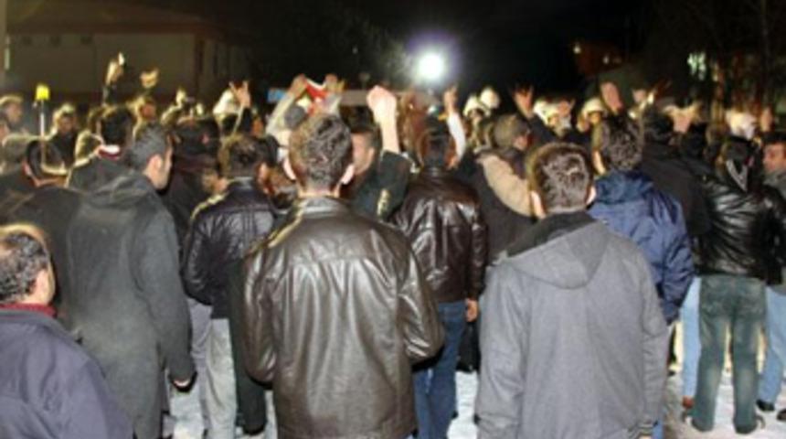 Erzurum'da gergin gece