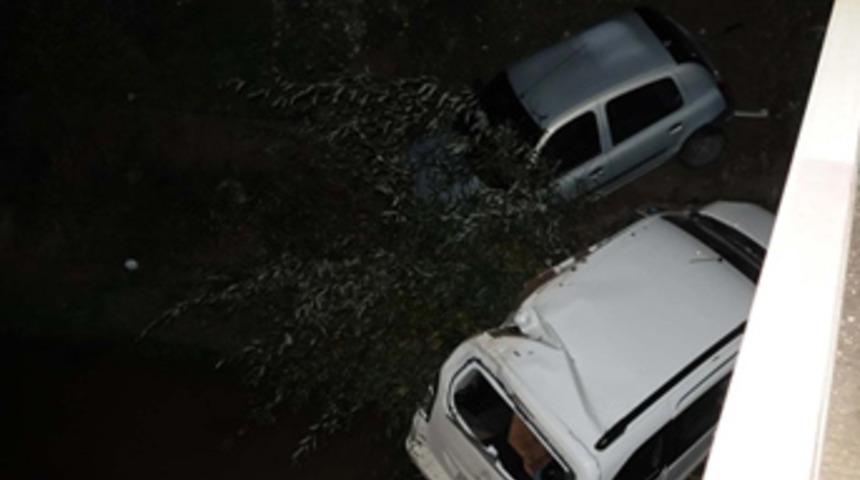 İkisi birden nehre uçtu